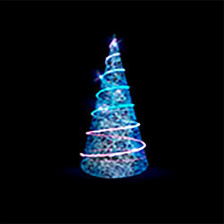 Декоративная 3D фигура Ель Сияние 501-438