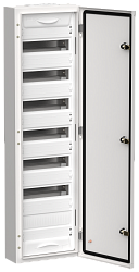 TITAN 5 Корпус металлический ЩРн-84 (1х84) 1085х310х140мм IP54 белый (одна дверь) IEK TI5-50-N-084-54