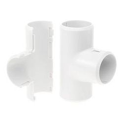 Тройник разборный белый d32 мм (15шт/180шт уп/кор) Промрукав PR.07332б