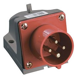 Вилка стационарная ССИ-514 3Р+РЕ 16А 380-415В IP44 IEK 