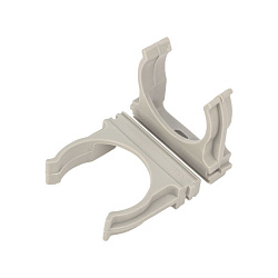 Крепеж-клипса для трубы ø40мм серая (5 шт/уп) REXANT 28-0140-4