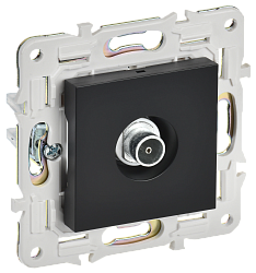 SKANDY Розетка TV оконечная SK-A12Bl черный IEK SK-A10-O-K02