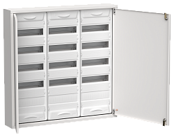 TITAN 5 Корпус металлический ЩРн-180 (3х60) 835х830х140мм IP31 белый (две двери) IEK TI5-50-N-3X060-31