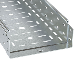 Лоток листовой перфорированный 150х80 L3000 сталь 1мм DKC 3530310 3530310
