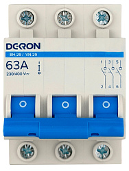 Выключатель нагрузки ВН-29 3P 63А is29-3-63-dek
