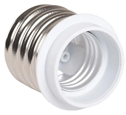 Переходник Е40-Е27, белый Е40-Е27пп