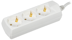 Удлинитель У03 3 места с заземлением 7м 3х1мм2 10А/250В GENERICA WYP10-10-03-07-Z-G