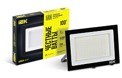 Прожектор светодиодный СДО 06-100 IP65 4000К черный IEK LPDO601-100-40-K02