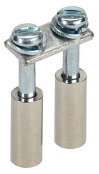 Перемычка в сборе для колодки клеммной CTS 6мм2 2PIN IEK 