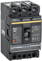 Выключатель автоматический ВА88-32 3Р 125А 35кА MASTER с электронным расцепителем IEK SVA11-3-0125-02