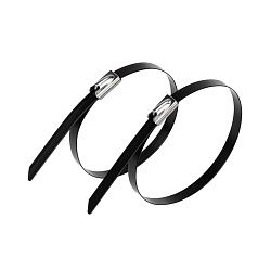 Стяжка кабельная стальная (304) с полимерным покрытием 400x4,6мм (50 шт/уп) REXANT 07-0428-5