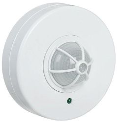 Датчик движения ДД-024В 1100Вт 180-360град 6м IP33 белый IEK LDD11-024B-1100-001