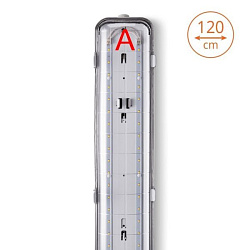 Светильник светодиодный WOLTA PRO УльтраПРОМ с БАП ДСП04-36-042-6К 1262x124x85 мм IP65 4400лм 6500K  ДСП04-36-042-6К