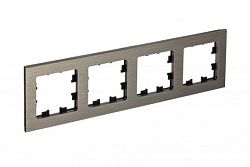 Рамка 4-м AtlasDesign Nature метал. латунь SE ATN312204 1307968