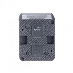 Переключатель проходной 1-кл. ОП AtlasDesign Profi54 IP54 10AX антрацит SE ATN544061 1616138