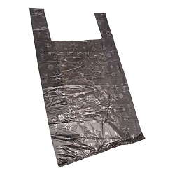 Пакет майка ПНД 38+18*68, 15мкм "Звезды" (100шт./уп) 61-0107