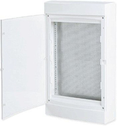 Щит слаботочный навесной "Unix" прозрачная дверь 4 габарит увеличенный 651x396x112 IP40 ux-4m-n-xl