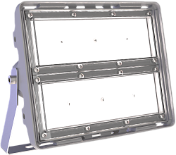 Светильник L-pixel 1/banner/50/Г30/750/(R5)/05/MT-KM/I2-C1/220AC IP66 RAL7035 LEDEL PX50-21516-123-182