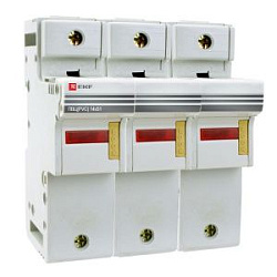 Предохранитель-разъединитель для ПВЦ 14x51 3P (с индик.) EKF pr-14-51-3
