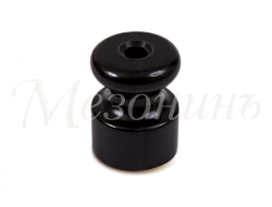 Изолятор искусственная керамика, цвет- черный, ТМ "МезонинЪ" (50 шт/уп) GE20025-05 GE20025-05