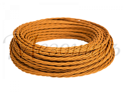 Провод декоративный витой TV+Internet, цвет- медь, ТМ "МезонинЪ, (бухта 45м ) GE72100-33 GE72100-33