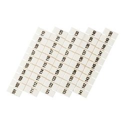 Маркеры для UT/ST/Push-in 4 с нумерацией 100-150 (100 шт.) EKF zb-st-4-100-150