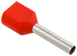 Наконечник НШВИ(2) 1,5-12 красный (20шт/упак) IEK UTE10-4-D2-6-100