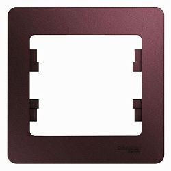 Рамка 1-м Glossa баклажан. SE GSL001101 454380