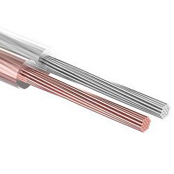 Кабель акустический 2х1,50мм², прозрачный SILICON, мини-бухта 5м REXANT 01-6306-05