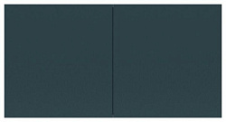 Розетка 2-м СП AtlasDesign 16А IP20 с заземл. защ. шторки с крышкой в сборе изумруд SE ATN000828 1240448