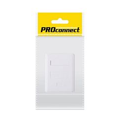 Розетка компьютерная внешняя, 1-порт RJ-45 (8P8C), UTP, CAT 5e, пакет, 1 шт. PROconnect 03-0121-9