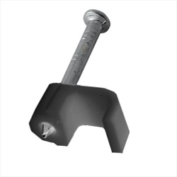 Крепеж кабеля плоский 4 х 2 мм, черный (упак. 50 шт)  REXANT 07-4204-1