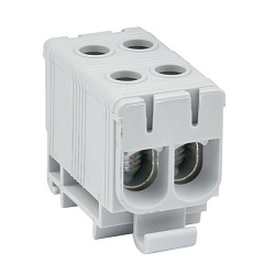 Клемма двойная КСВ 16-50 серая EKF plc-kvs2-16-50-grey