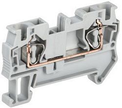 Клемма пружинная КПИ 2в-4 41А серая IEK 