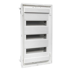 Основание силового щита "Nova" (с DIN-рейками) 36 модулей 3 габарит IP40 EKF nv-pbase-36