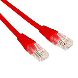 Патч-корд U/UTP, CAT 6, RJ45-RJ45, 26AWG, LSZH, красный, 0,3м REXANT 02-0293-03