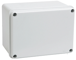 Коробка распаячная КМ для открытой проводки 100х100х45мм IP44 6 вводов серая IEK UKO11-100-100-045-K41-44