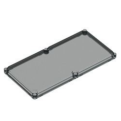 Крышка H=35мм для корпуса RAM box 600х300х160мм прозр. DKC 563311L 563311L