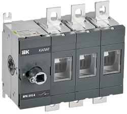 KARAT Выключатель-разъединитель ВРК без рукоятки управления 3P 315А IEK KA-VR10-3-0315