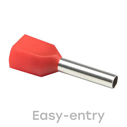 Наконечник штыревой втулочный НШвИ(2) 1,0-10 (50шт.) EKF nhvi2-1.0-10