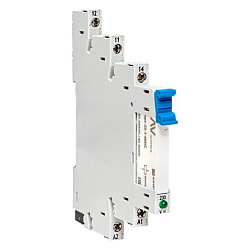 Реле промежуточное с розеткой в сборе РП slim 23/1 6A 230В AC 