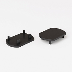 Slim Magnetic Заглушка для шинопровода Round (черный) (2шт) 85134/00 Elektrostandard a064724