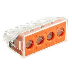 Клемма СМК 773-174 (с пастой), 4 отверстия, 2,5-6,0 мм2 EKF 