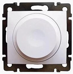 VALENA DIY Светорегулятор поворотно-нажимной универсальный LED 300Вт белый 695155