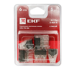 Клемма СМК 773-106 блистер (5шт.) EKF 