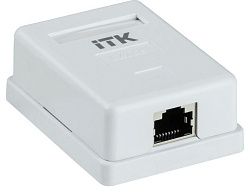 ITK Настенная информационная розетка RJ45 кат.5E FTP 1-порт CS2-1C5EF-12