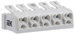 Клемма пружинная соединительная КСП5-3L+N+PE IEK 