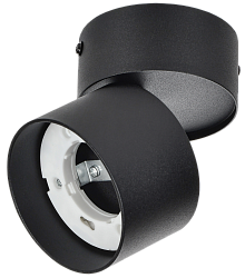 LIGHTING Светильник 4040 настенно-потолочный под лампу GX53 черный IEK LT-USB0-4040-GX53-1-K02