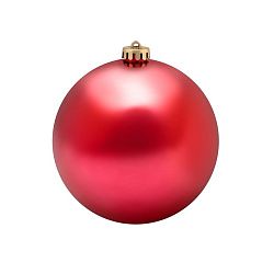 Елочная фигура Шар 20 см, цвет красный матовый 502-252