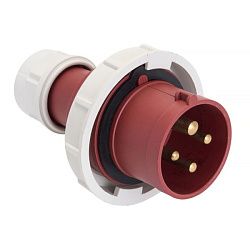 Вилка перенос. 0242 3Р+РЕ 32А 380В IP67 EKF 